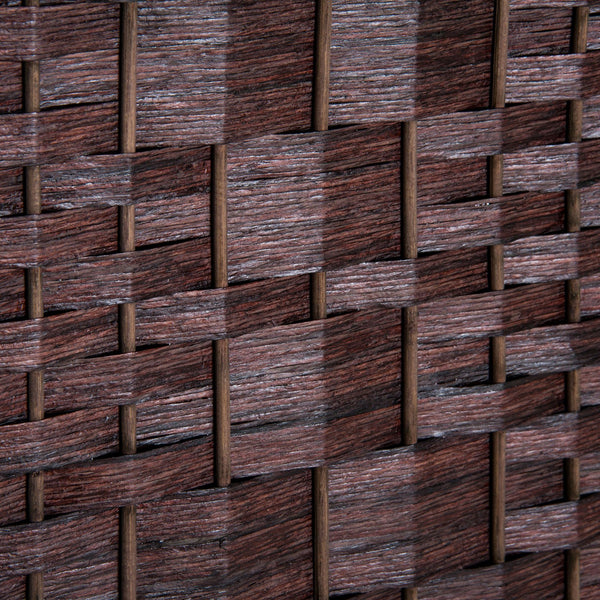 English Elm 6' Tall Wicker Weave Room Divider Screen - Versatile Privacy Solution For Home, Office & Decor W2225P155583