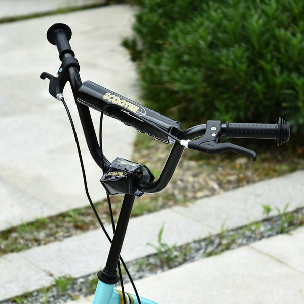 English Elm Youth Steel Frame Kick Scooter with Dual Caliper Brakes and 12 Inch Inflatable Tires W2225P155622