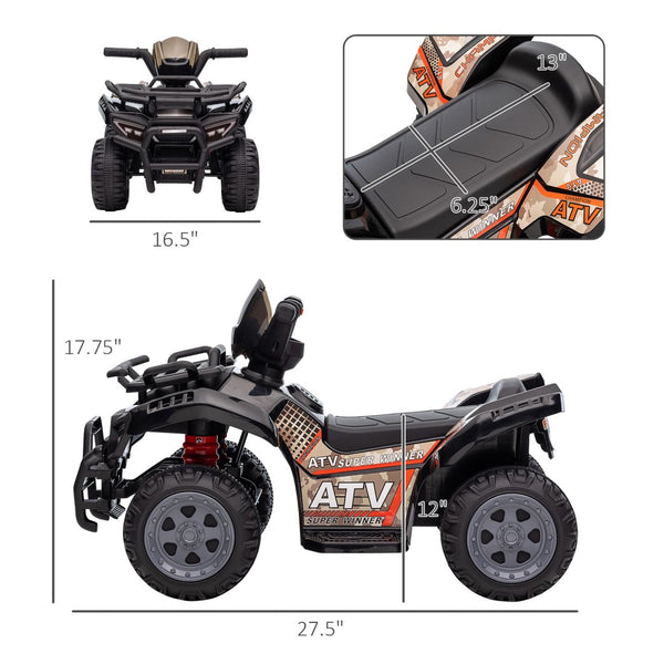 English Elm Kids Foot-powered Bulldozer Ride-on with Digging Bucket and Durable All-terrain Wheels W2225P155634
