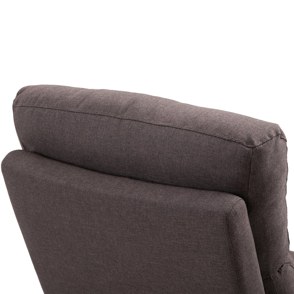 English Elm Electric Power Lift Recliner Chair with Remote Control, Linen-Feel Upholstery, Pocketed Comfort Brown W2225P155577