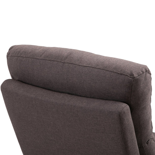 English Elm Electric Power Lift Recliner Chair with Remote Control, Linen-Feel Upholstery, Pocketed Comfort Brown W2225P155577