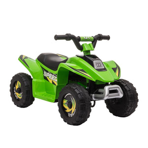 English Elm 6v Kids Battery Powered Toddler Atv Quad Ride on with Steel Frame Forward Reverse Green W2225P155636