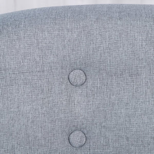 English Elm 2-Seat Kids Sofa Linen with Wooden Frame, Cozy 11" Seat for Ages 3-7, Durable Lightweight Gray W2225P155611