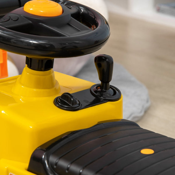 English Elm Sit and Scoot Kids Forklift Ride on Toy with Moving Fork and Storage Ages 3 4 W2225P155631
