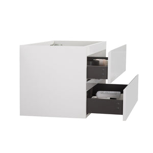 English Elm Alice-36W-201,Wall-Mounted Cabinet In White - Pre-Assembled With 2 Drawers For Modern Bathrooms W1865107116