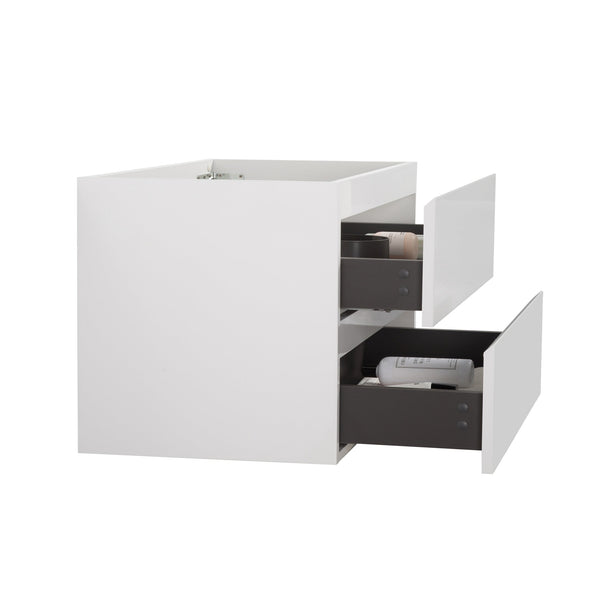 English Elm Alice-36W-201,Wall-Mounted Cabinet In White - Pre-Assembled With 2 Drawers For Modern Bathrooms W1865107116