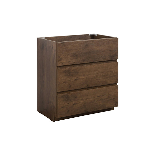 English Elm Alice-30F-105,Floor Cabinet In Rich Walnut – Pre-Assembled With 3 Drawers For Ultimate Storage Solutions W1865107748