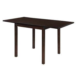 English Elm Cappuccino Compact Drop Leaf Dining Table — Space-Saving 30" to 52" Convertible Table for Small Homes B062P153873