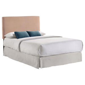 English Elm Blush Plush Upholstered Headboard Art Deco Glam Bedroom Foam Padded Hardwood Frame B062P153877