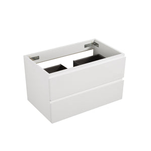 English Elm Alice-36W-201,Wall-Mounted Cabinet In White - Pre-Assembled With 2 Drawers For Modern Bathrooms W1865107116
