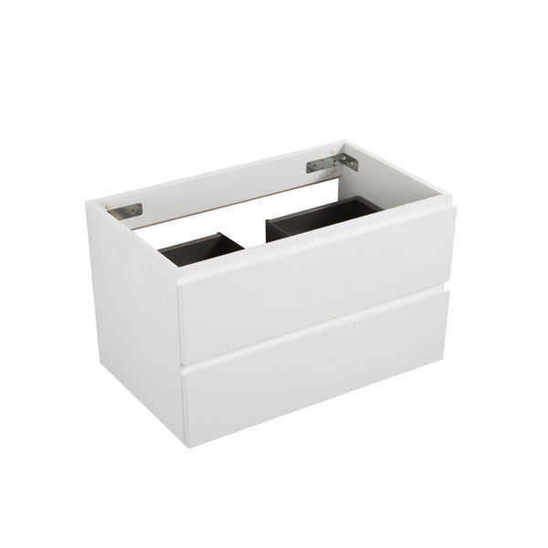 English Elm Alice-36W-201,Wall-Mounted Cabinet In White - Pre-Assembled With 2 Drawers For Modern Bathrooms W1865107116