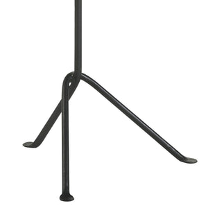 English Elm Dark Brown Mango Wood Accent Table with Gunmetal Tripod Frame — Compact 20" Side Table, Modern Flair B062P153885