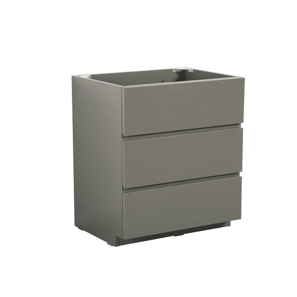 English Elm Alice-30F-102,Floor Cabinet - Modern Gray Storage Solution With 3 Drawers, Pre-Assembled Elegance W1865107751
