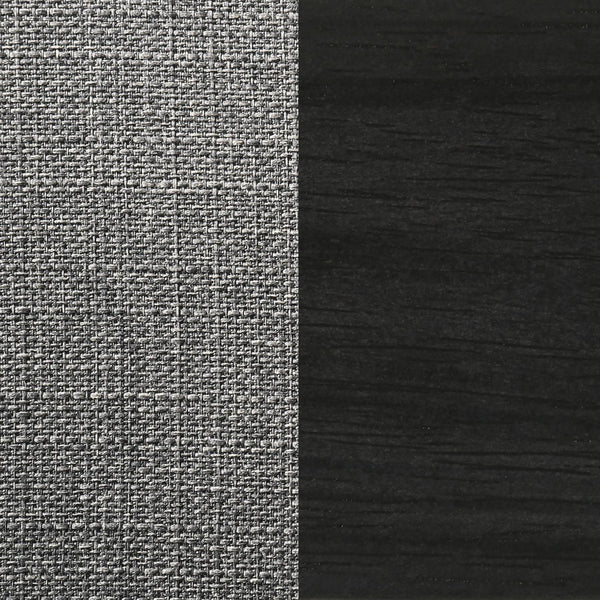 English Elm Brown Brown Grey Upholstered Dining Chairs Set of 2 – Mid-Century Z-Shape Vintage Flair, Black Frame Finish B062P153895