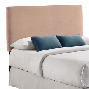 English Elm Blush Plush Upholstered Headboard Art Deco Glam Bedroom Foam Padded Hardwood Frame B062P153877