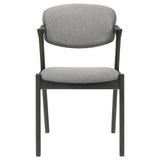 English Elm Brown Grey and Black Dining Chair (Set Of 2)