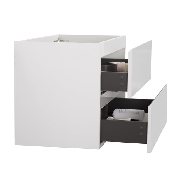 English Elm Alice-30w-201, Wall Mount Vanity Cabinet Two Drawer Matte White Soft Close Modern Bath W1865P390668