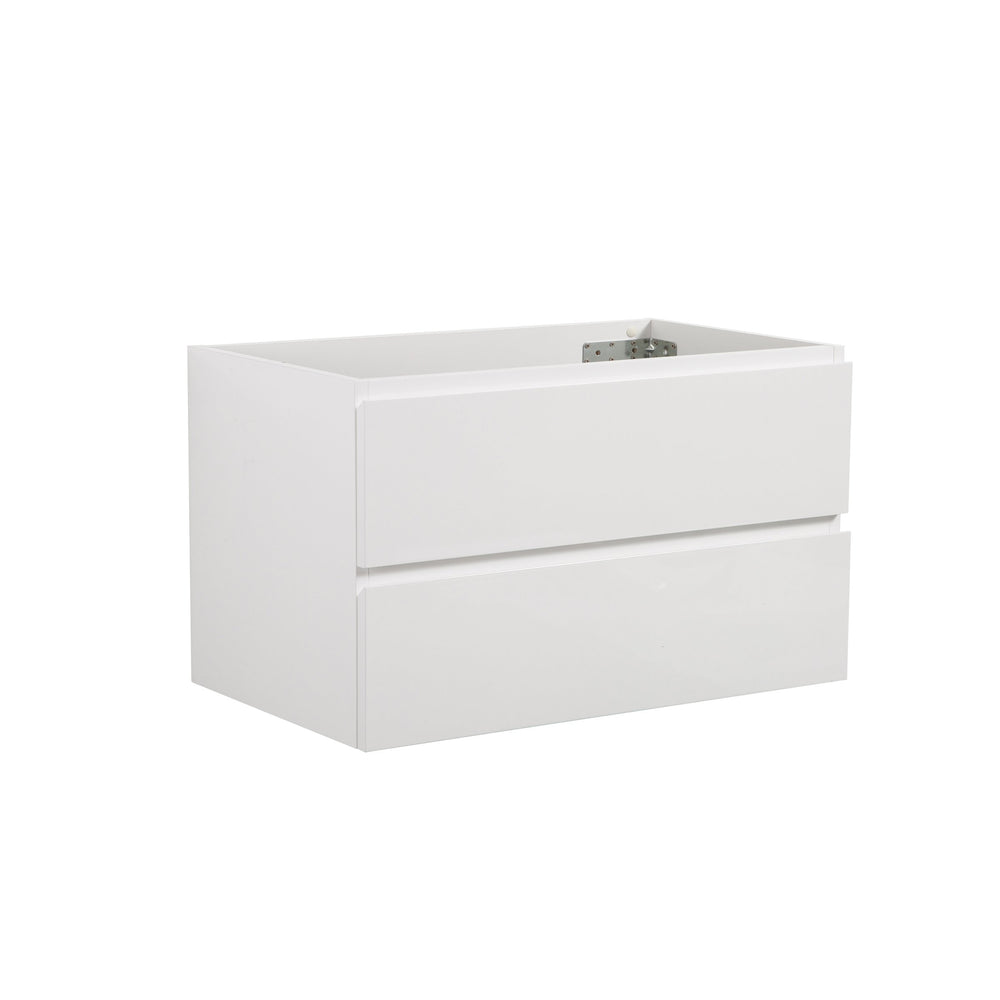 English Elm Alice-36W-201,Wall-Mounted Cabinet In White - Pre-Assembled With 2 Drawers For Modern Bathrooms W1865107116