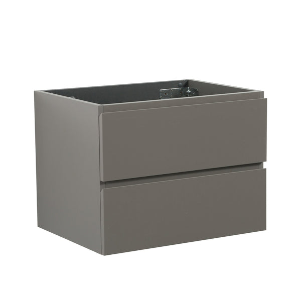 English Elm Alice-30W-102,Wall modern gray wall-mounted vanity WITHOUT BASIN — 20% more storage, dual soft-close drawers W1865110045