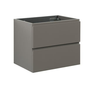 English Elm Alice-24W-102,Wall Mounted Gray Vanity Cabinet With 2 Drawers – Modern Style, Pre-Assembled Storage Solution W1865107117