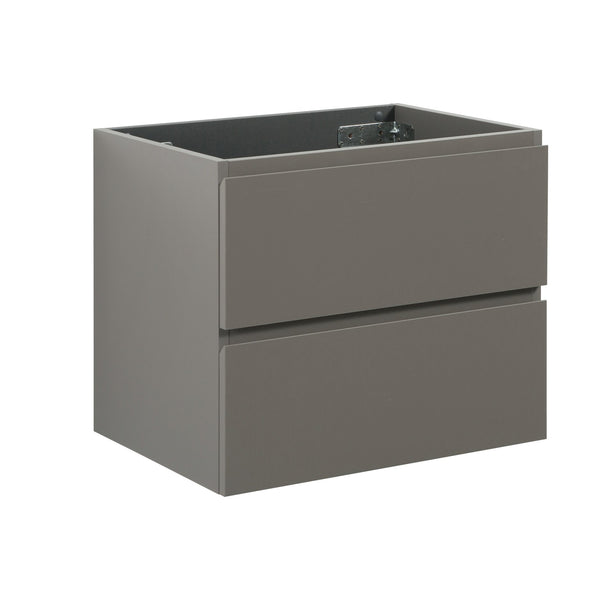 English Elm Alice-24W-102,Wall Mounted Gray Vanity Cabinet With 2 Drawers – Modern Style, Pre-Assembled Storage Solution W1865107117