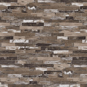 English Elm Salvaged Industrial Writing Desk with 4 Utility Drawers, Salvaged Cabin Wood Top & Metal Frame (60") B062P153864