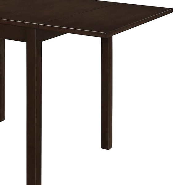 English Elm Cappuccino Compact Drop Leaf Dining Table — Space-Saving 30" to 52" Convertible Table for Small Homes B062P153873