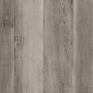 English Elm Weathered Acacia Wine Cabinet with Open Cubbies Stemware Racks and Matte Black Pulls B062P153898