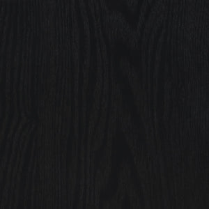 English Elm Black Channeled Sloped Arm Swivel Chair — Sleek Black Faux Leather Dining Seat with Gunmetal Base, Plush Comfort B062P153911