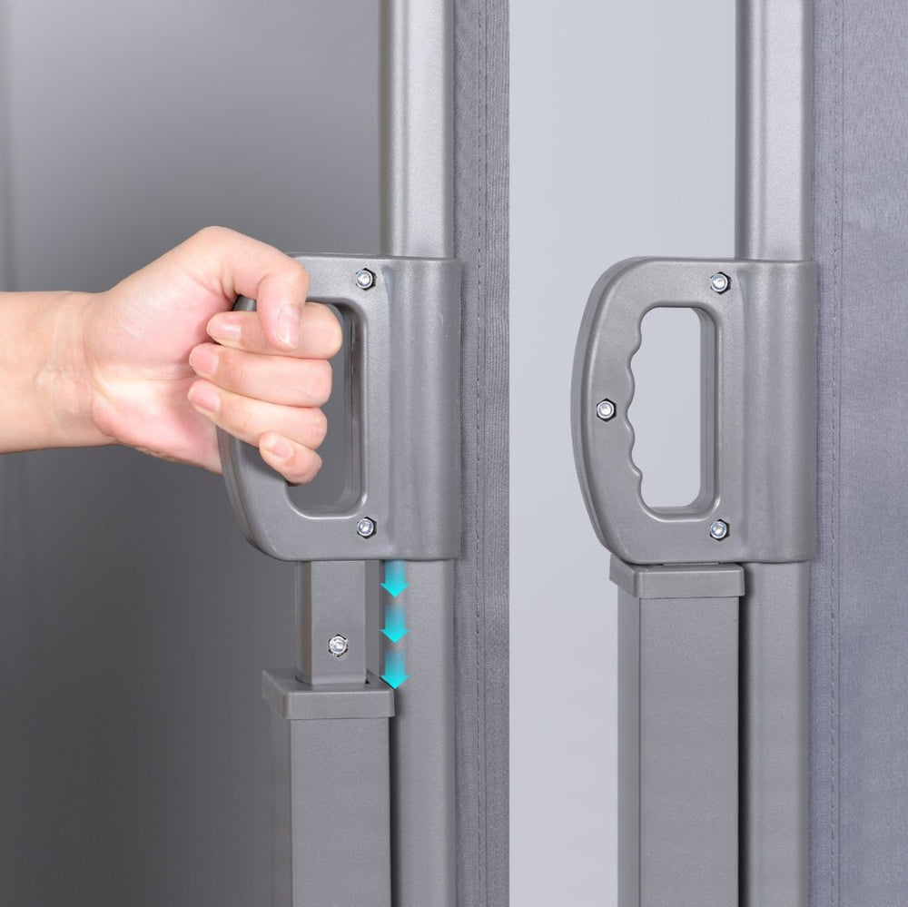 English Elm Retractable Side Screen Awning - Uv & Water Resistant, Easy Install Privacy Solution For Patios, 118.1" W419142768-GIGA