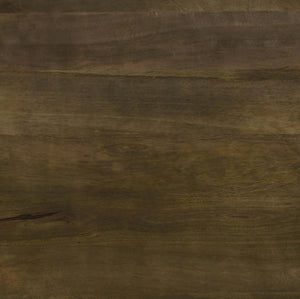 English Elm Natural Round Accent Table With Mango Wood Top & Gunmetal Frame - Stylish & Versatile Decor Piece B062P153907