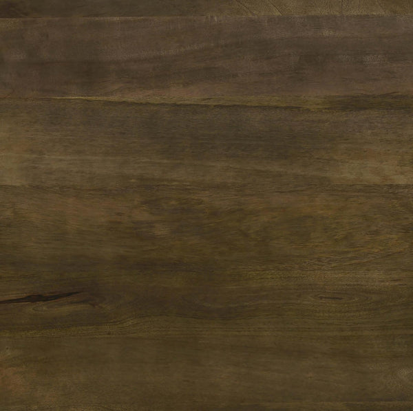 English Elm Natural Round Accent Table With Mango Wood Top & Gunmetal Frame - Stylish & Versatile Decor Piece B062P153907