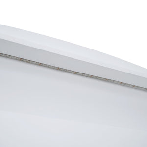 English Elm Twin Platform Bed with LED Headboard, Trundle & 3 Drawers White — Storage, Solid Wood Design GX000722AAK