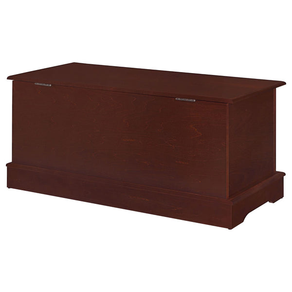 English Elm Warm Lonergan Cedar Chest - Spacious 41" x 19.5" x 25.5" Cedar Storage with Floral Motif, Freshness-preserving Elegance B062P153913