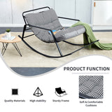 Hearth and Haven Rocker Chair, Fashionable Armchair, Lounge Sofa, Lounge Chair, Suitable For Daycare, Living Room, Bedroom W1151127949