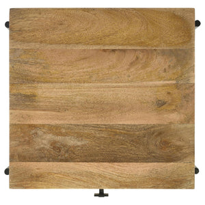 English Elm Natural Mango Accent Table With Drawer & Bottom Shelf - Stylish Storage For Small Spaces! B062P153900
