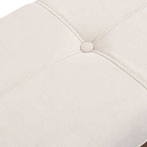 English Elm 4-Piece Modern Dining Set with 46" Faux Marble Table, Upholstered Bench & Chairs, Space-Saving Chic SQ000084AAK