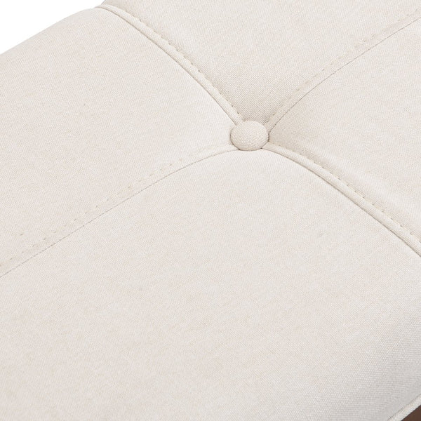 English Elm 4-Piece Modern Dining Set with 46" Faux Marble Table, Upholstered Bench & Chairs, Space-Saving Chic SQ000084AAK