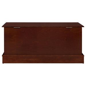 English Elm Warm Lonergan Cedar Chest - Spacious 41" x 19.5" x 25.5" Cedar Storage with Floral Motif, Freshness-preserving Elegance B062P153913