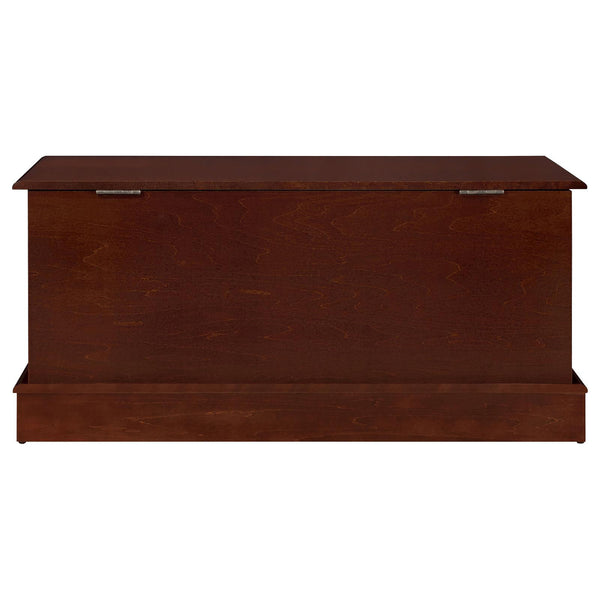 English Elm Warm Lonergan Cedar Chest - Spacious 41" x 19.5" x 25.5" Cedar Storage with Floral Motif, Freshness-preserving Elegance B062P153913