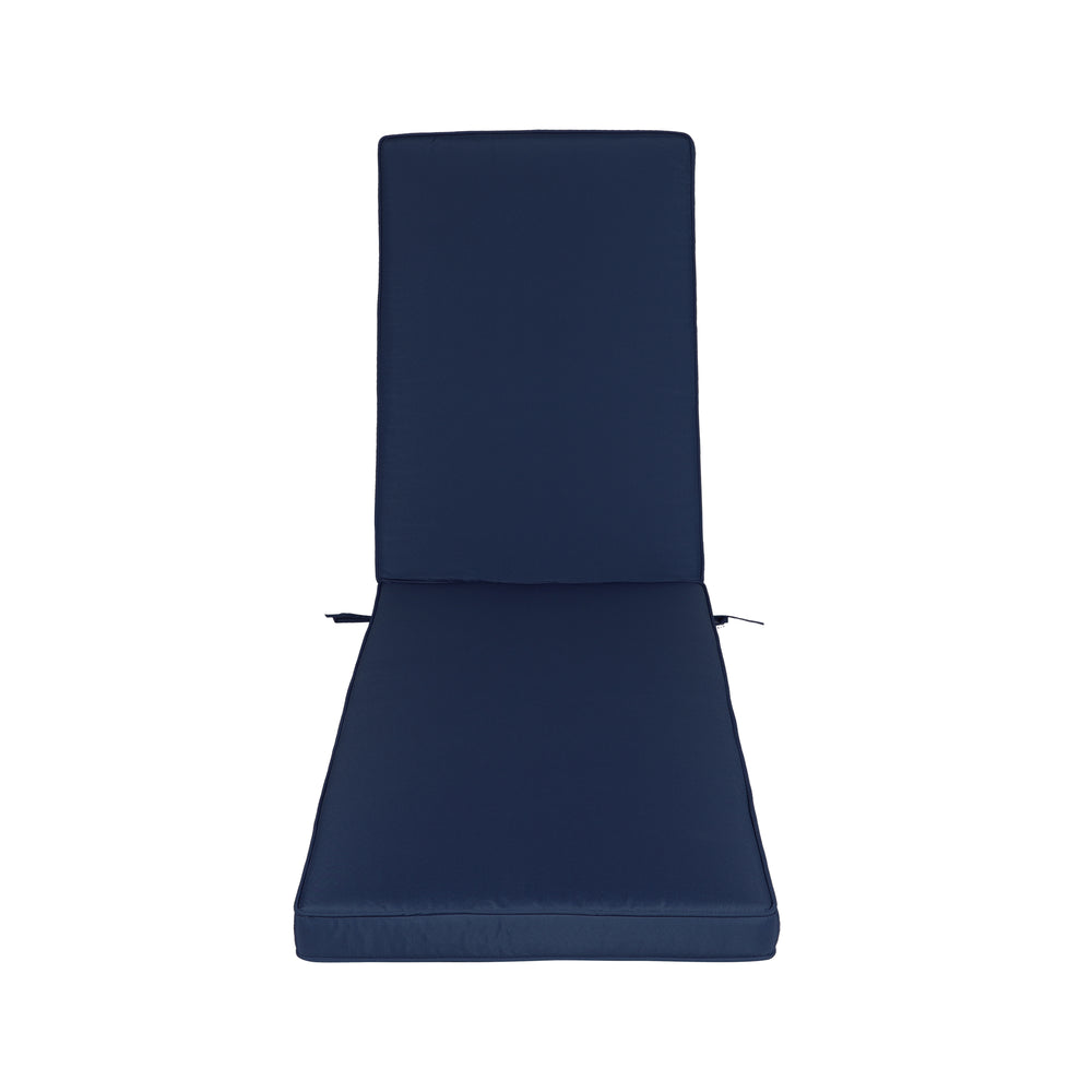 English Elm Outdoor Lounge Chair Cushion Set - Plush Navy Blue Replacement For Chaise, Indoor & Patio Use! W419142368