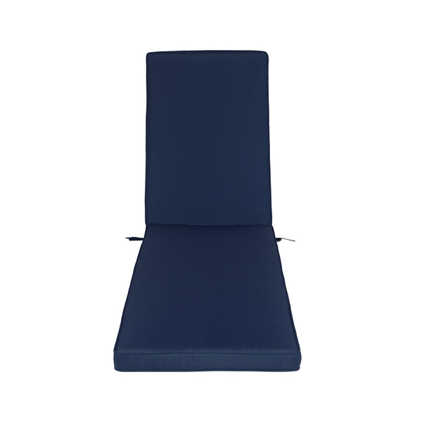 English Elm Outdoor Lounge Chair Cushion Set - Plush Navy Blue Replacement For Chaise, Indoor & Patio Use! W419142368