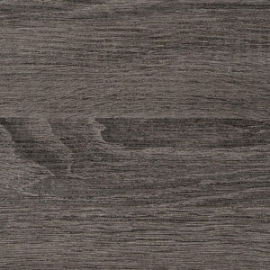 English Elm Grey Oak Transitional Twin Panel Bed with Grey Oak & Black Plank Headboard, Engineered Veneer Finish — Sturdy 600 lb Capacity, Box Spring Required B062S00288