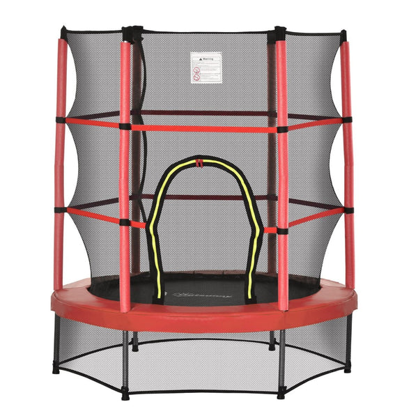 English Elm 5ft Kids Springless Trampoline Bungee Cord Bounce with Safety Net Toddler Play W2225P156185