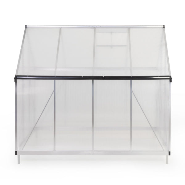 English Elm 6x8 Polycarbonate Walk-in Greenhouse Aluminum Frame Four Season Backyard Garden W2181P156139