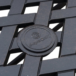 English Elm Stylish 7-Piece Aluminum Dining Set With Cushions - Elegant Outdoor Seating For Patios & Gardens B010S00444-GIGA