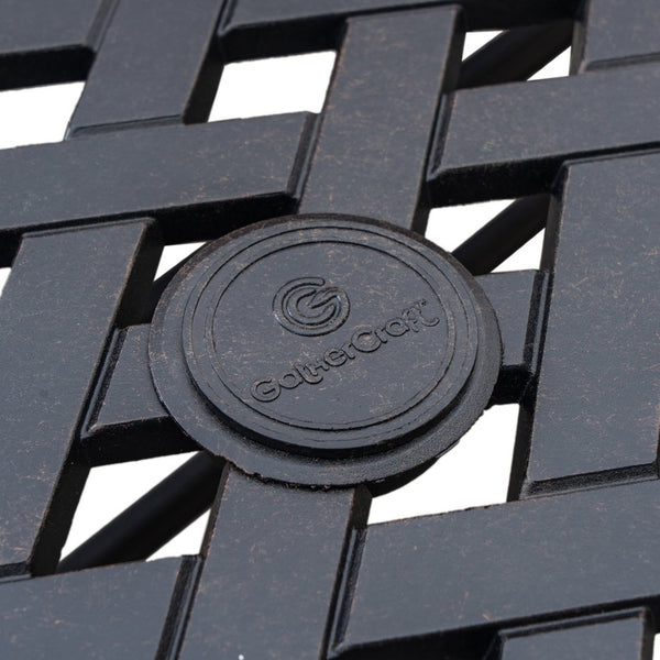 English Elm Stylish 7-Piece Aluminum Dining Set With Cushions In Sandstorm - Perfect For Outdoor Entertaining! B010S00443-GIGA