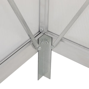 English Elm 6x8 Polycarbonate Walk-in Greenhouse Aluminum Frame Four Season Backyard Garden W2181P156139