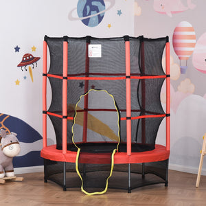 English Elm 5ft Kids Springless Trampoline Bungee Cord Bounce with Safety Net Toddler Play W2225P156185