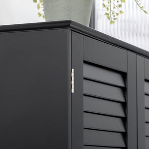 English Elm Homcom Tall Narrow Bathroom Storage Cabinet With Adjustable Shelves & Two Enclosed Doors For Stylish Organization W2225P156108